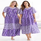 Long Tiered Print Lounger image number null