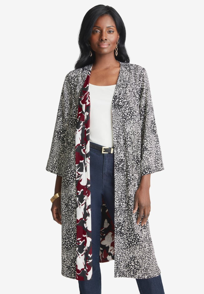 Reversible Kimono Jacket image number null