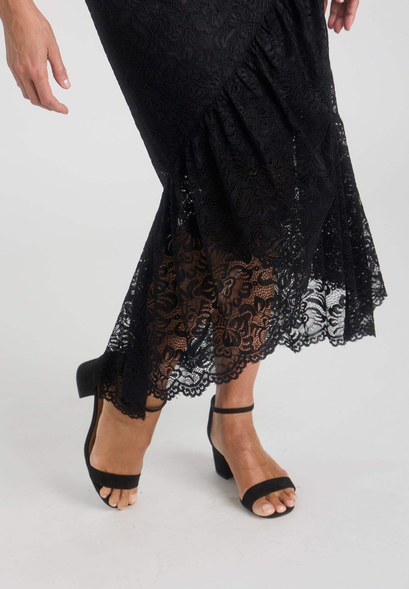 2-Piece Lace Tulip Jacket Dress image number 3