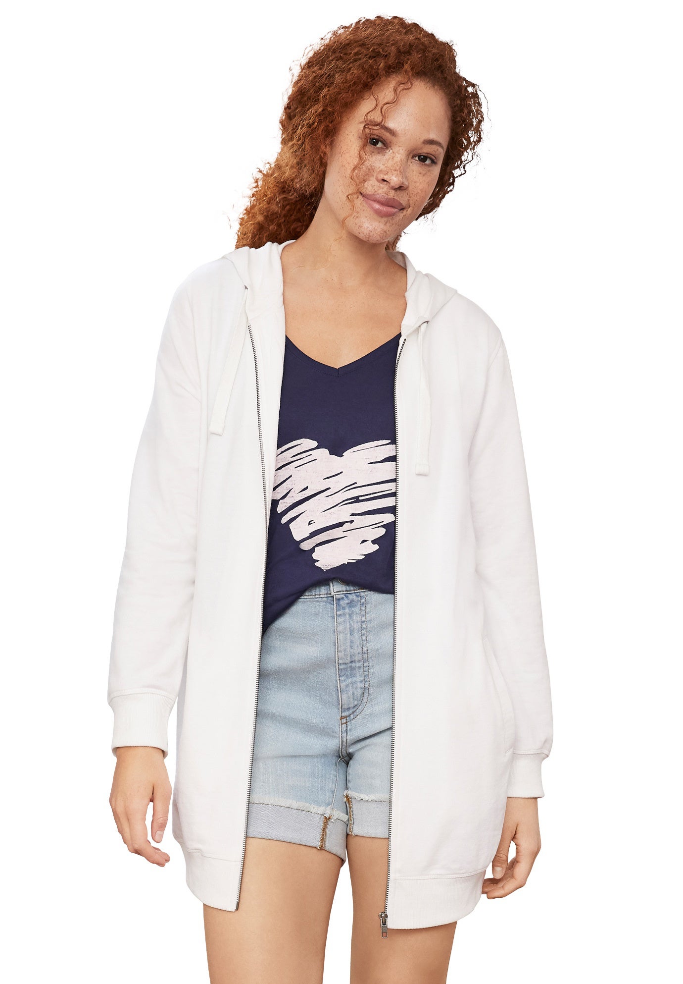 Frayed Cuff Hem Shorts image number 2