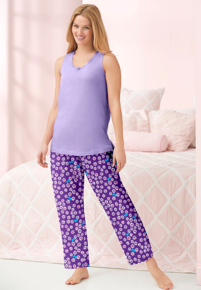 Knit Sleep Tank image number 5