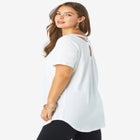 Plus Size Ultimate Criss Cross Back Tunic image number null