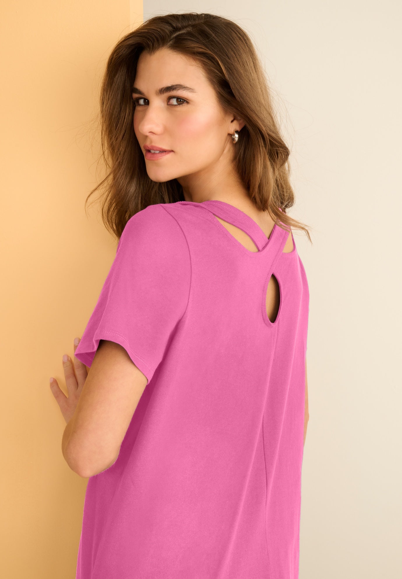 Plus Size Ultimate Criss Cross Back Tunic image number 0