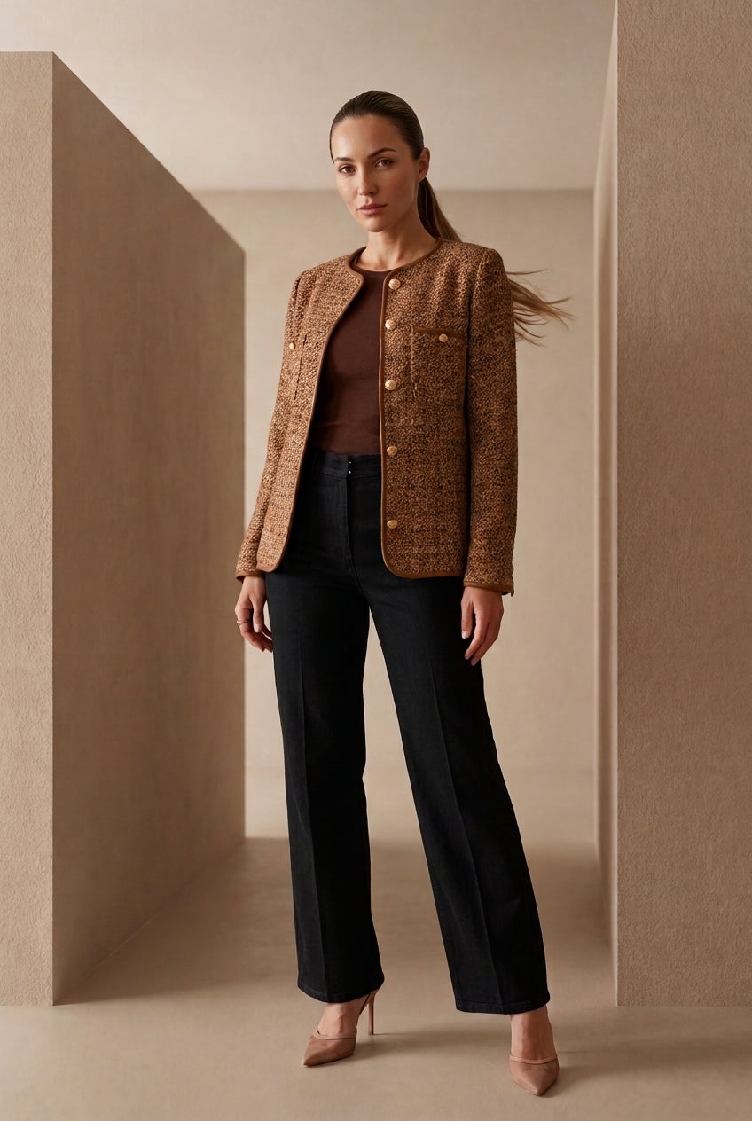Refined Denim Trouser image number 0