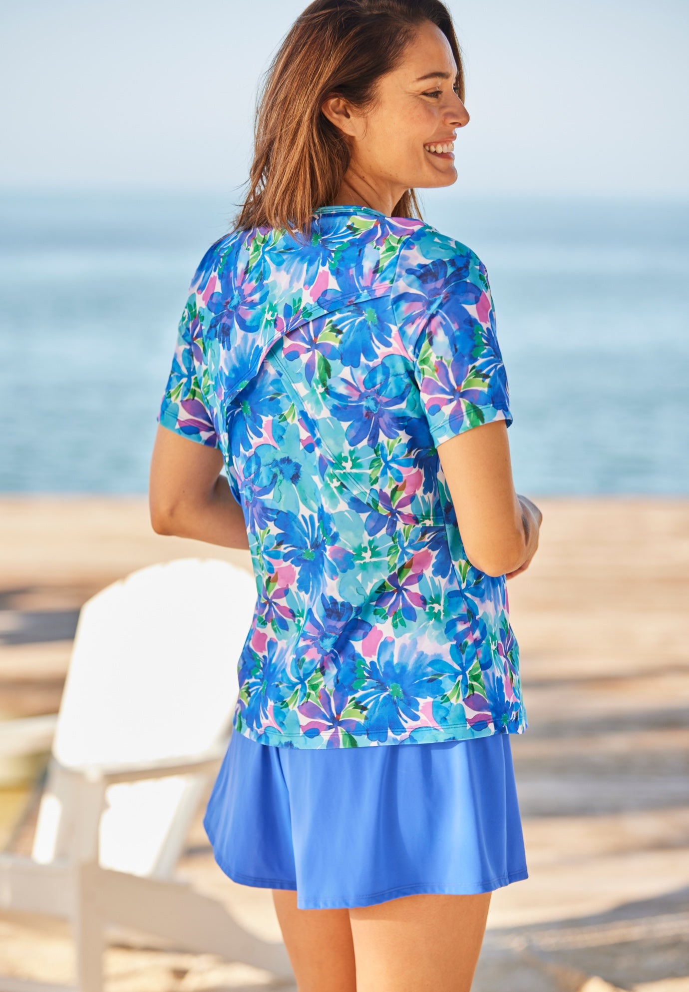 Cross-Back Swim Tee image number 2