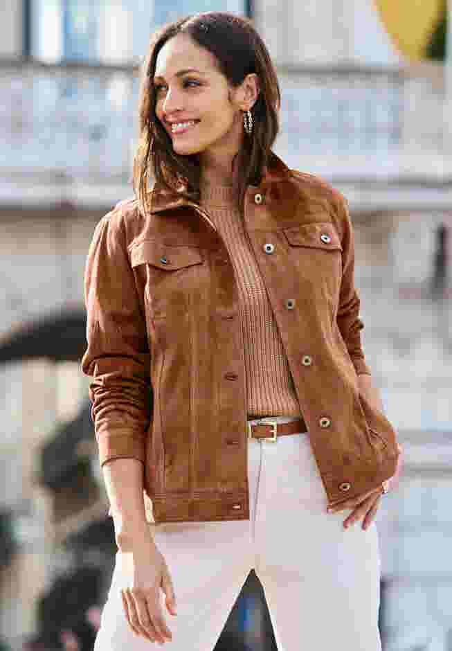 Suede Jean Jacket image number 5