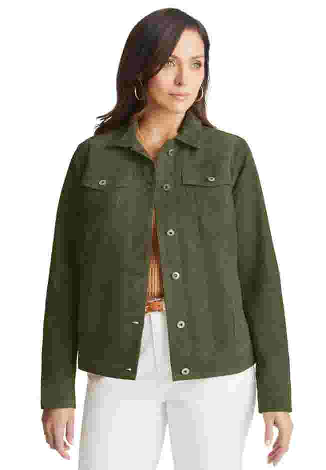 Suede Jean Jacket image number 1