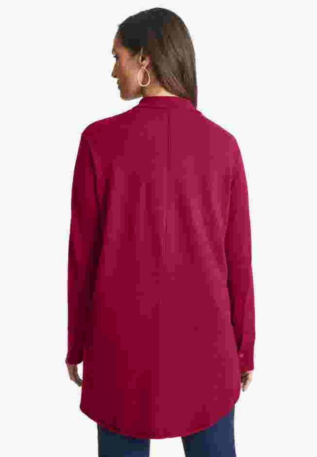 Cotton Cashmere Big Shirt image number 1