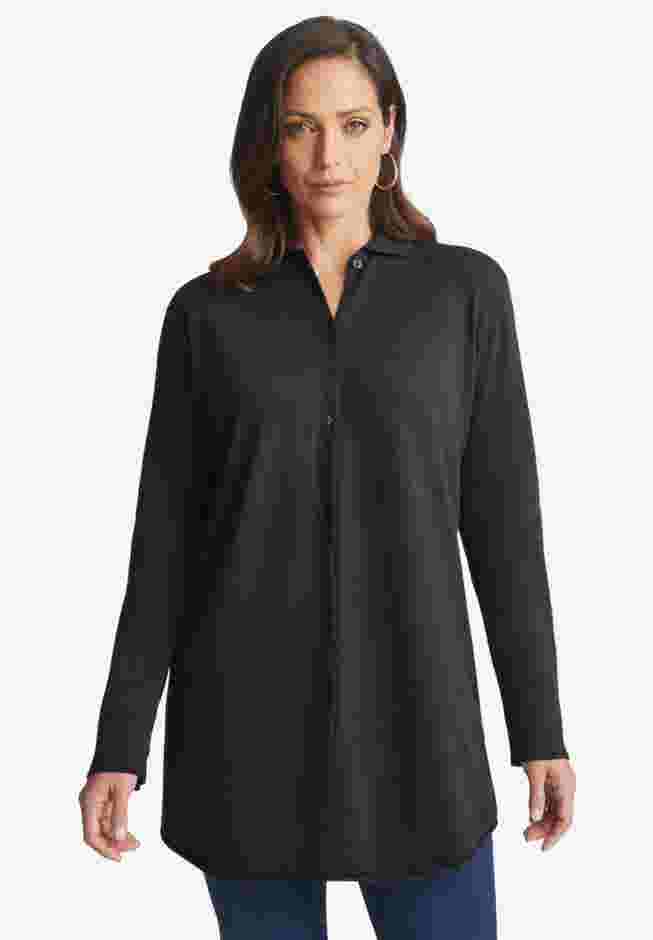 Cotton Cashmere Big Shirt image number 0