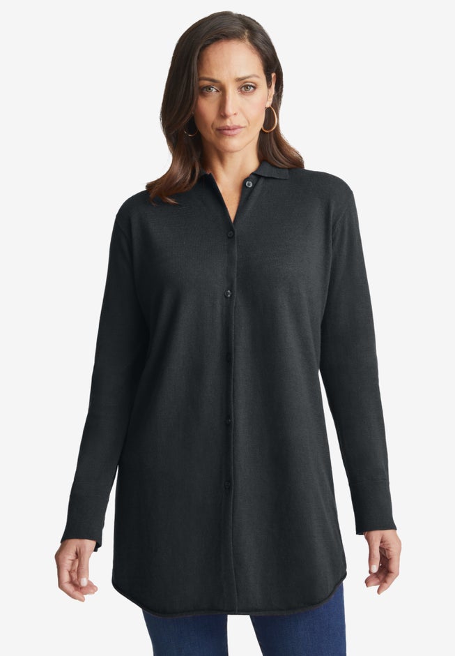 Cotton Cashmere Big Shirt image number 0