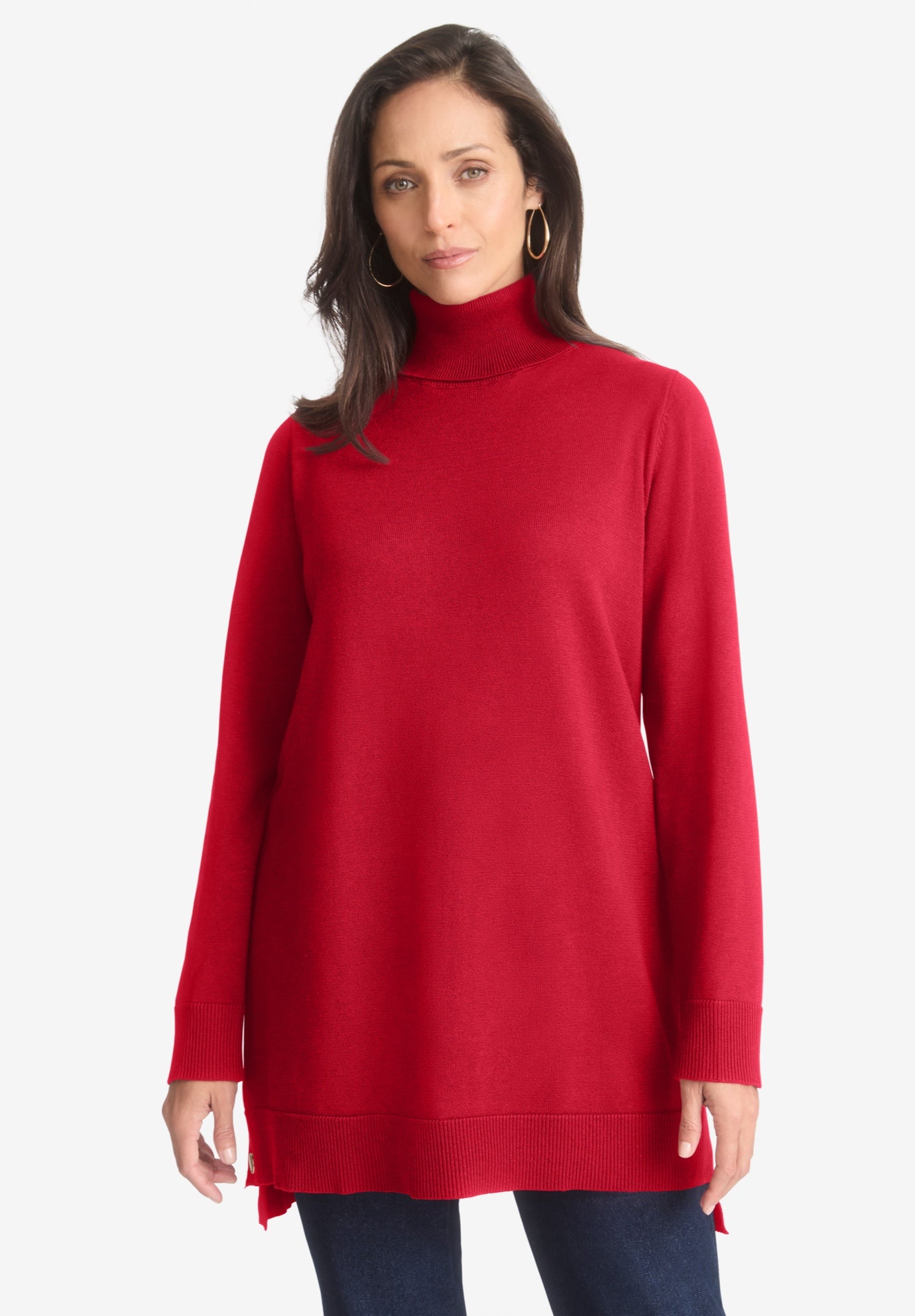 Side Button Turtleneck image number 0