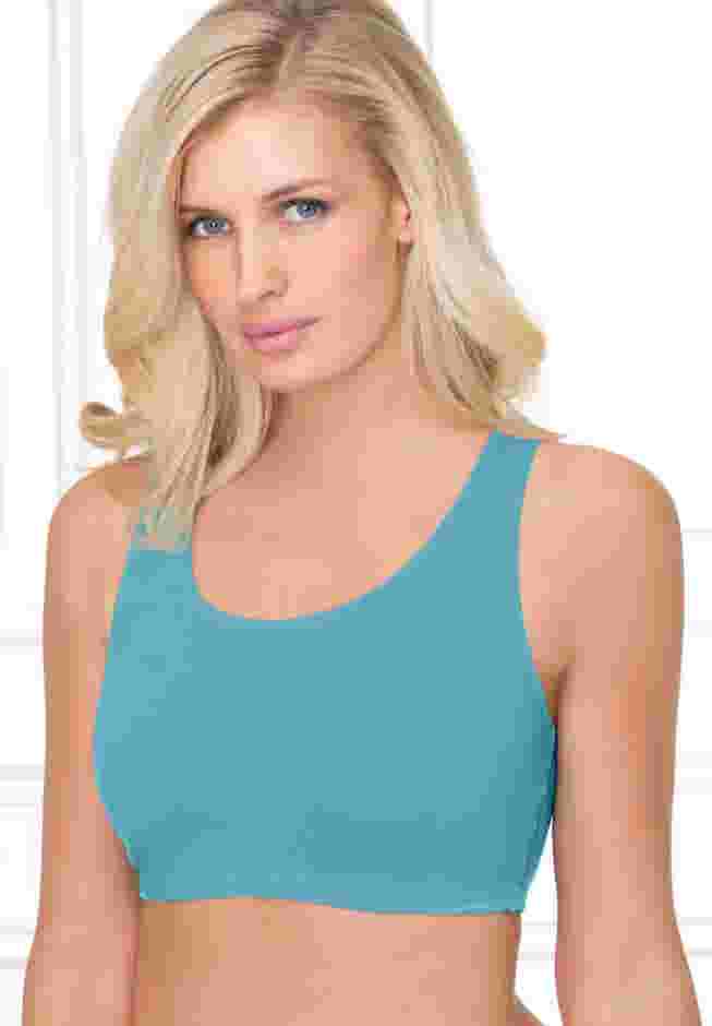 Lady In Red Bra Leading Lady® Serena Low-Impact Wireless Active Bra 0514 | Avenue