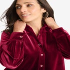 Velour Button 2-Piece Set image number null