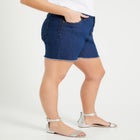 Raw Hem June Fit Denim Shorts image number null