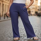 Wide Leg Gauze Pant image number null