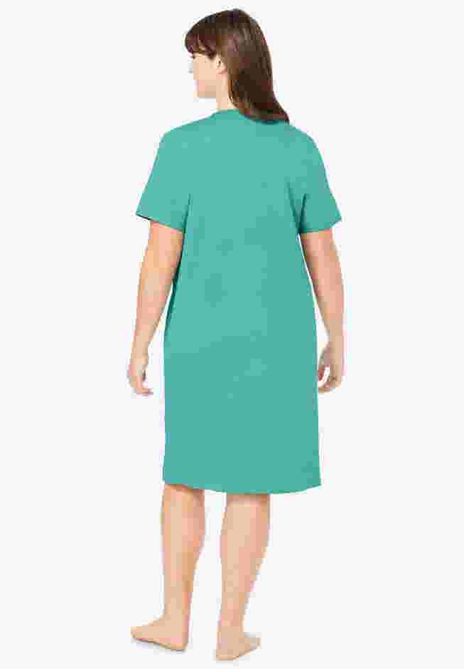 Printed Sleepshirt with Pocket image number 1