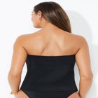 Mesh Wrap Bandeau Tankini Top image number 1