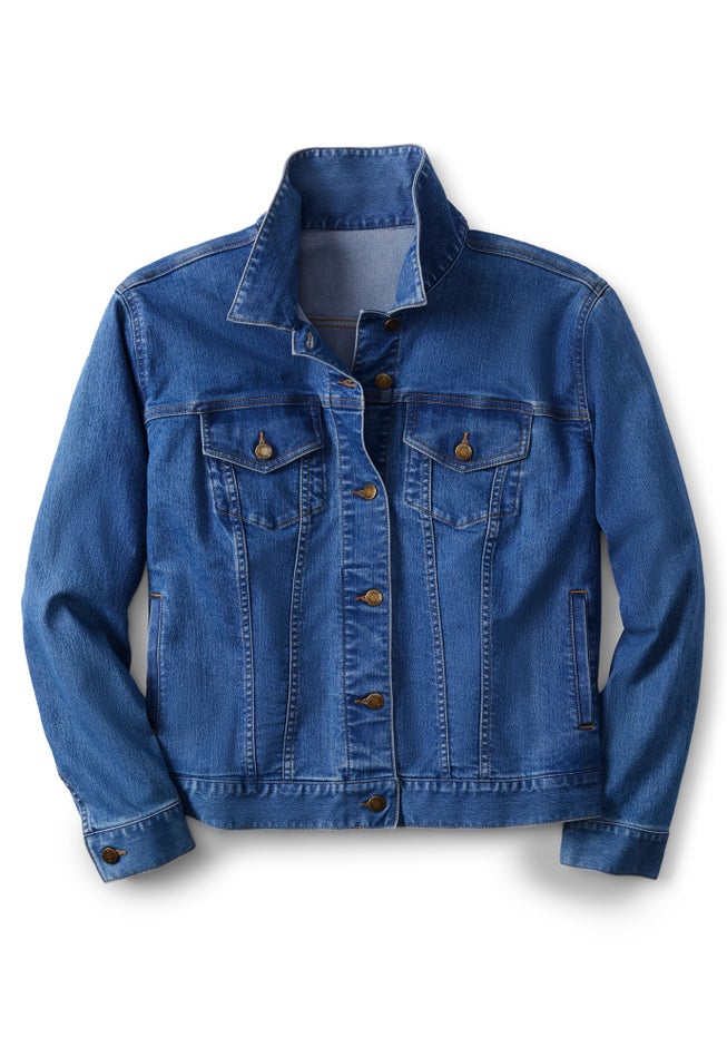 Stretch Denim Jean Jacket image number 1