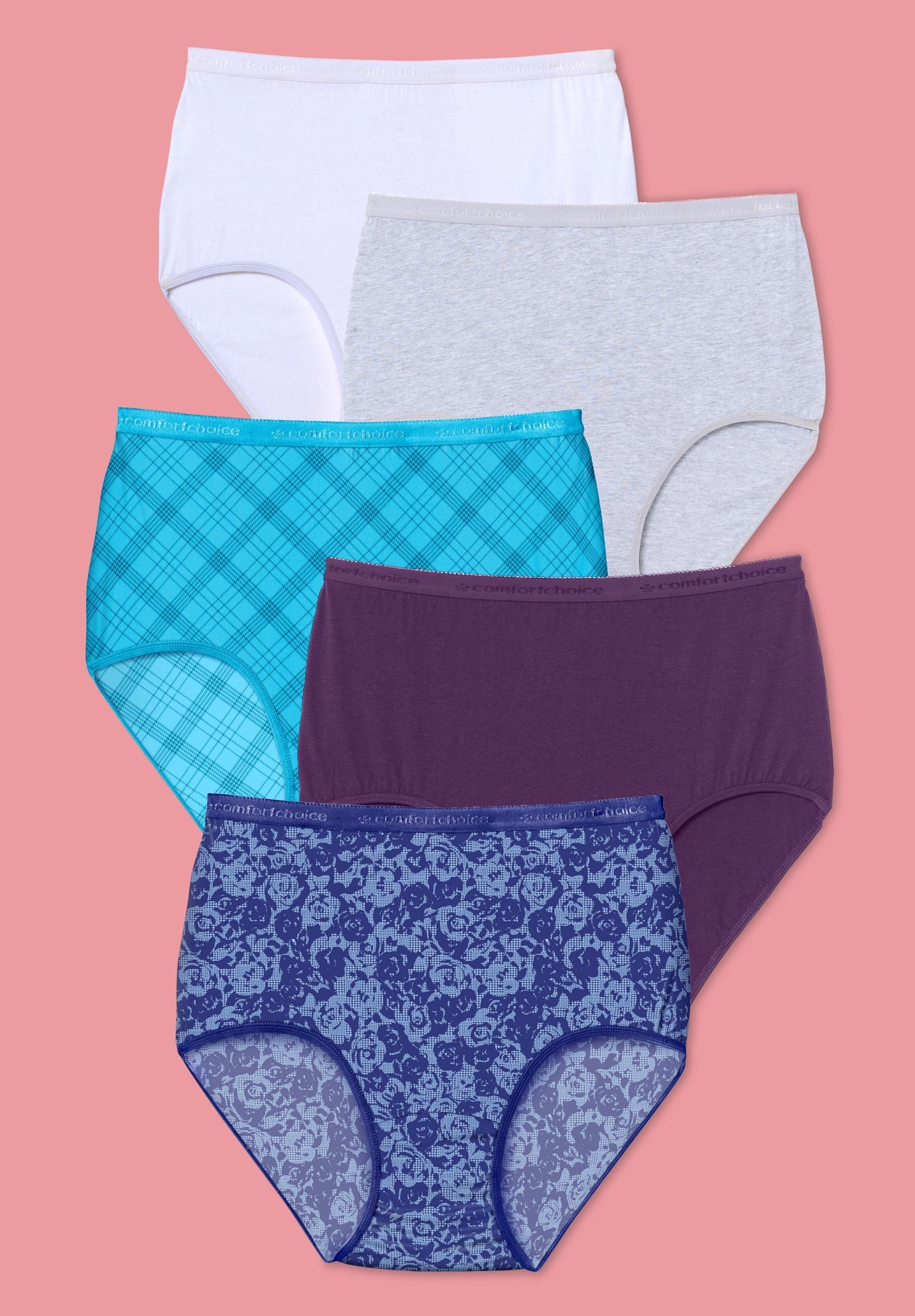 5-Pack Tag-free Full Coverage Cotton Brief image number 0