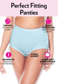 5-Pack Tag-free Full Coverage Cotton Brief