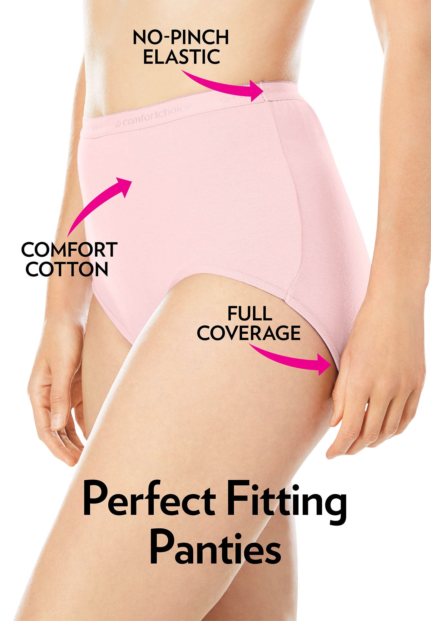 Full Coverage Stretch Cotton Brief 5-Pack image number 4