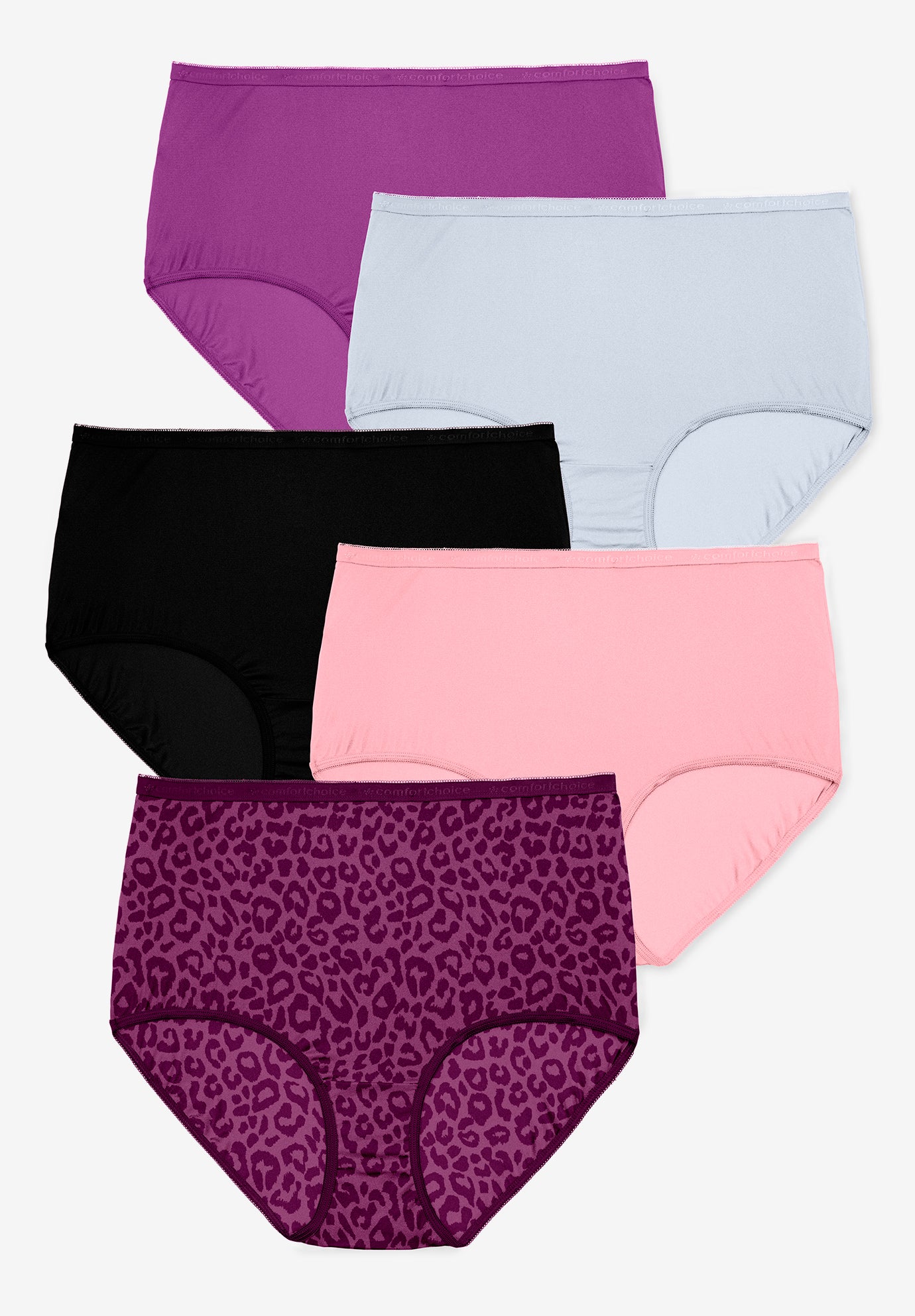 Full Coverage Nylon Brief 5-Pack image number 0