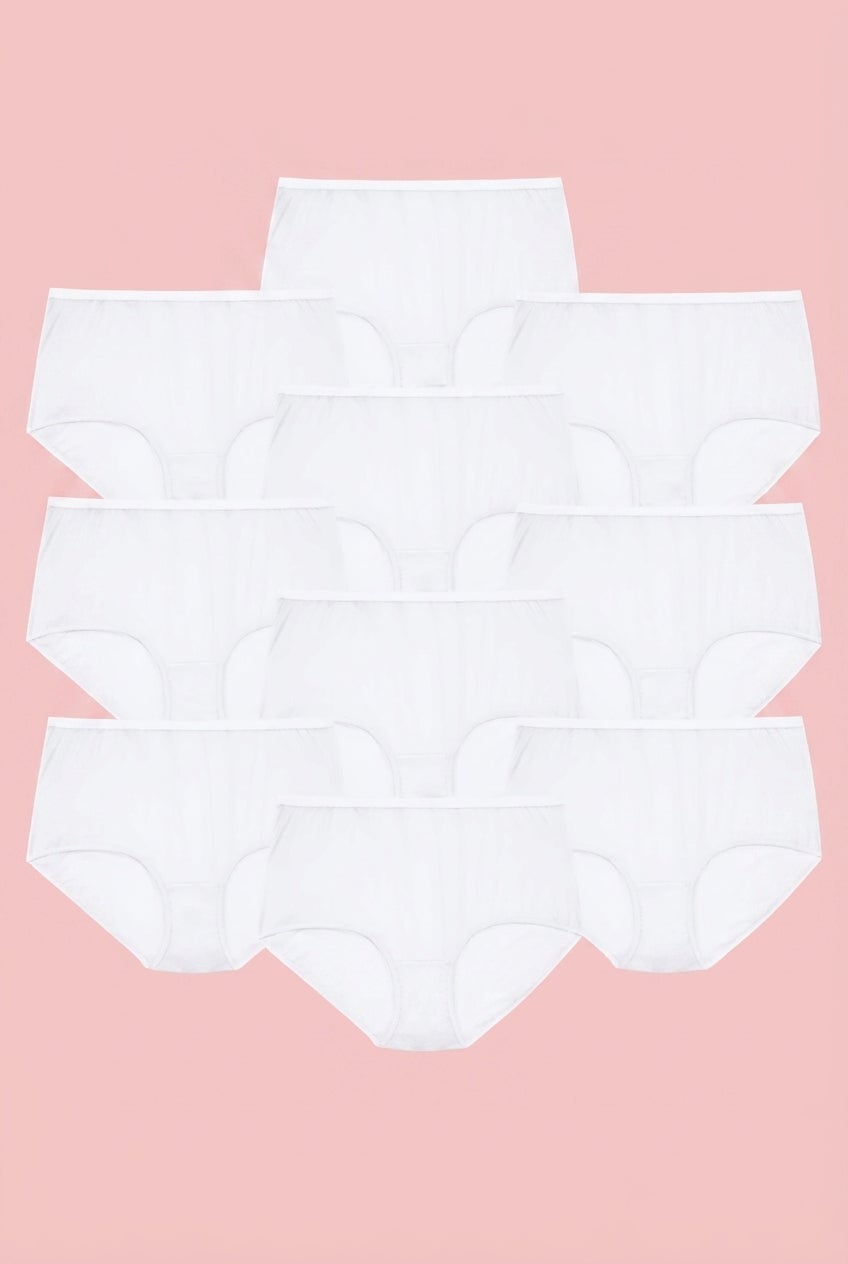 Full Coverage Classic Nylon Brief Pack image number 0