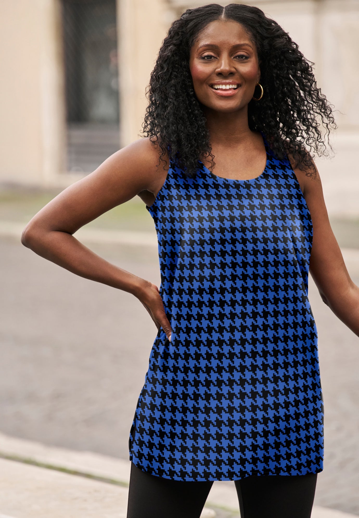 Georgette Tunic Tank image number 0