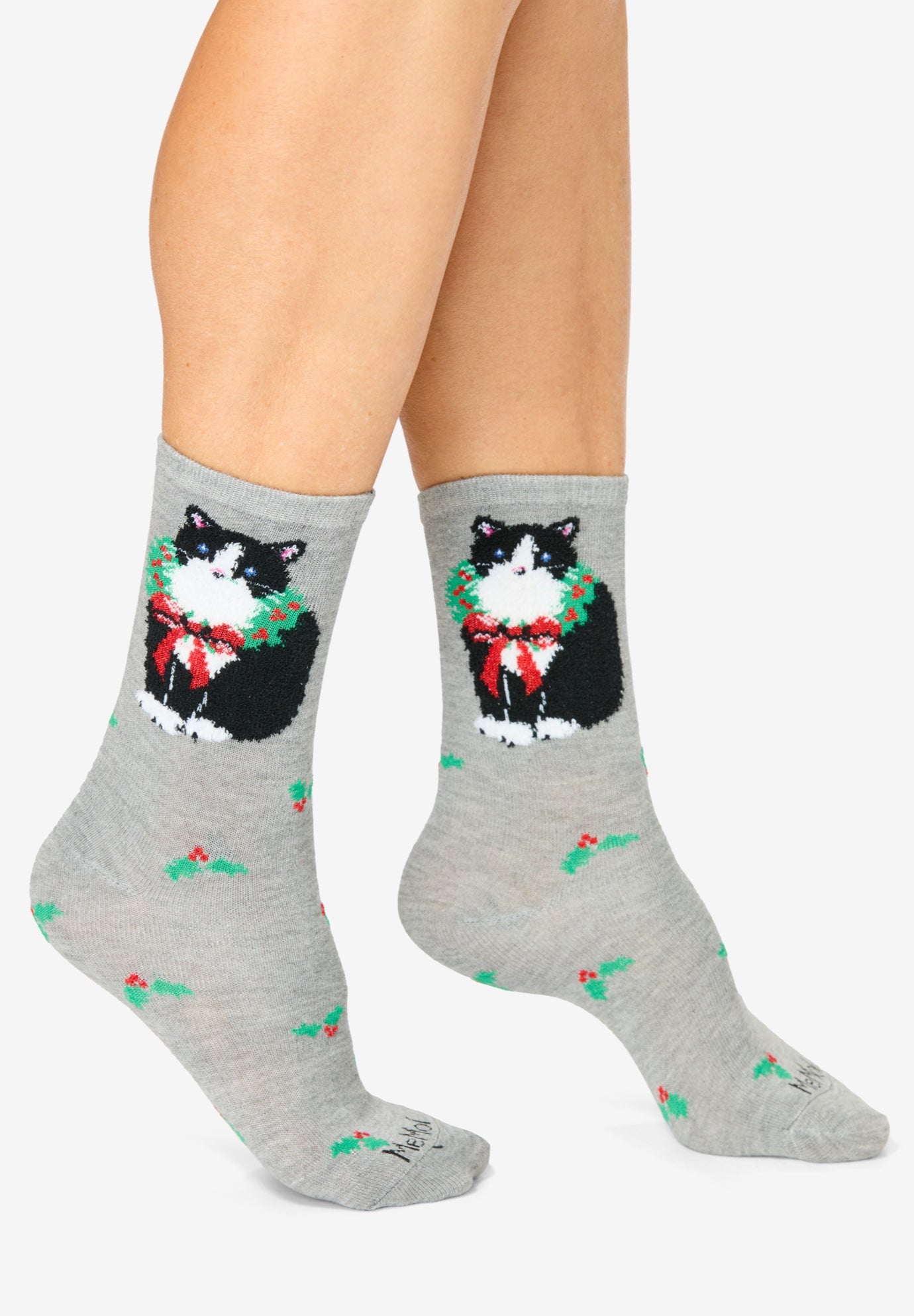 MeMoi&reg; 2-Pack Holiday Crew Socks image number 1