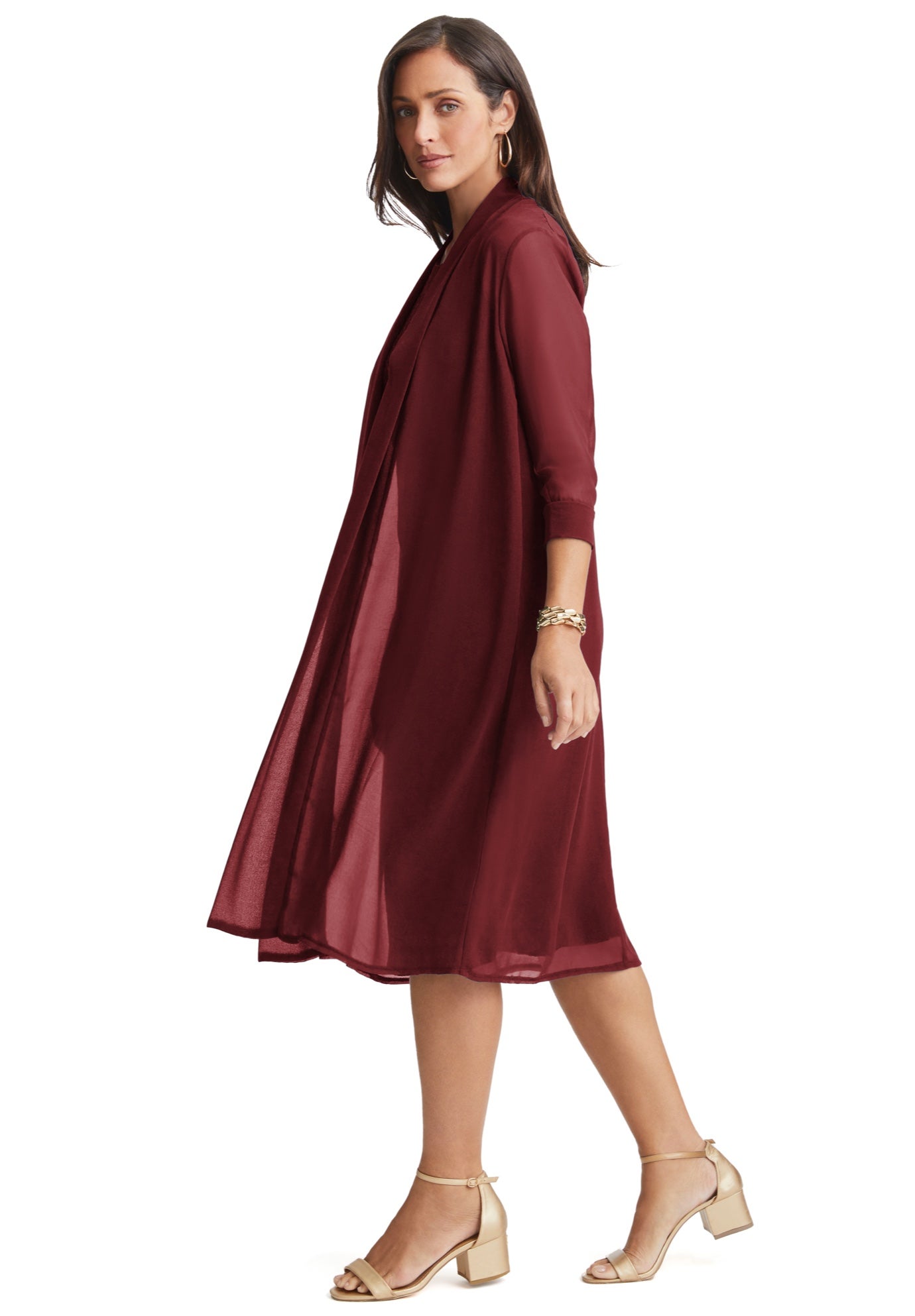 2-Piece Lace Jacket Dress image number 1