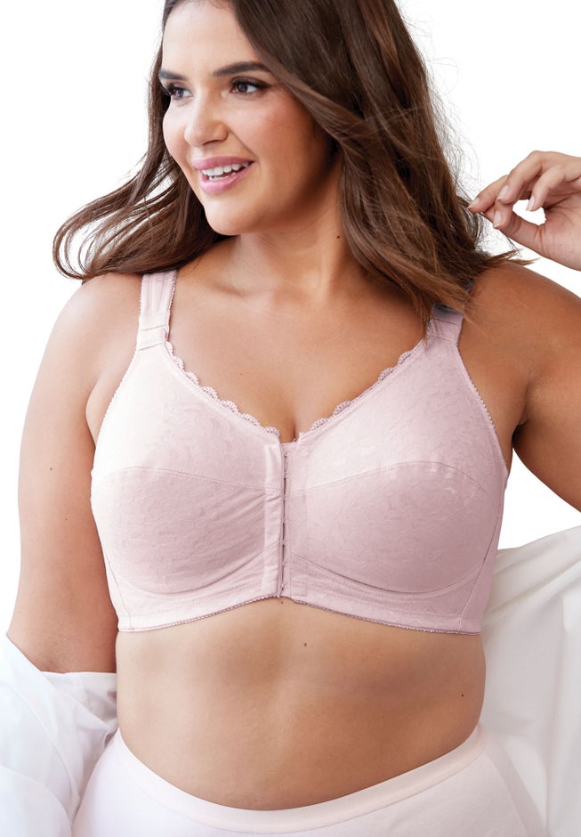 Front Close Wireless Posture Bra image number 6