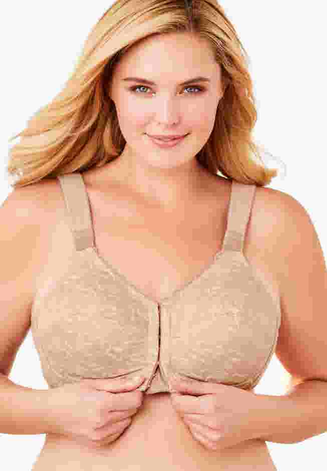 Front Close Wireless Posture Bra image number 0