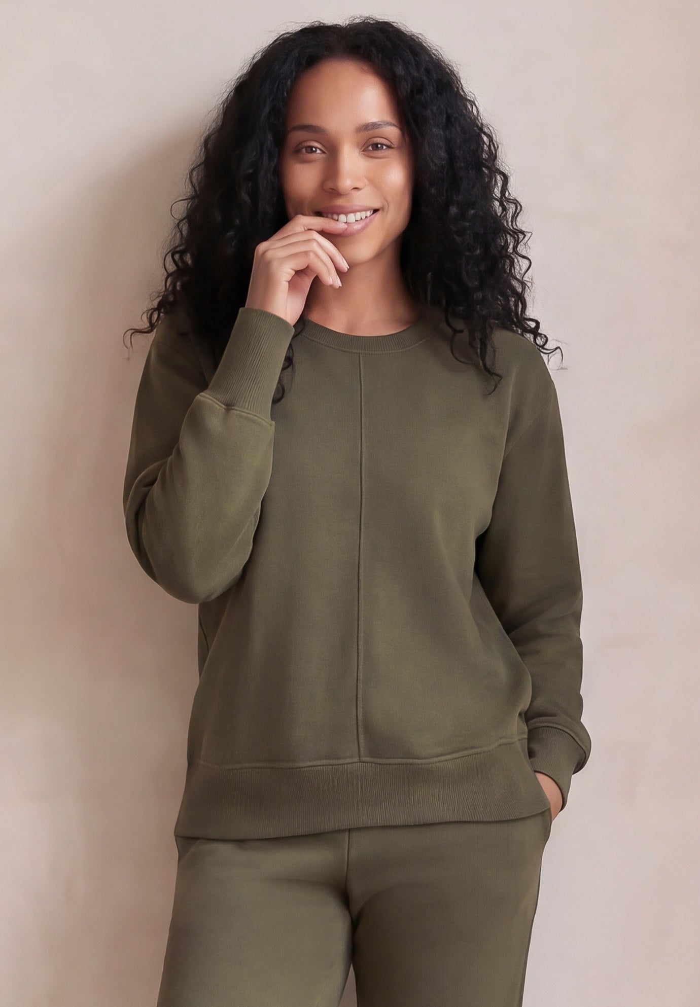 French Terry Crewneck Sweatshirt image number 0