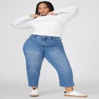 The Naomi Comfort Stretch Straight Leg Jean Crop image number null