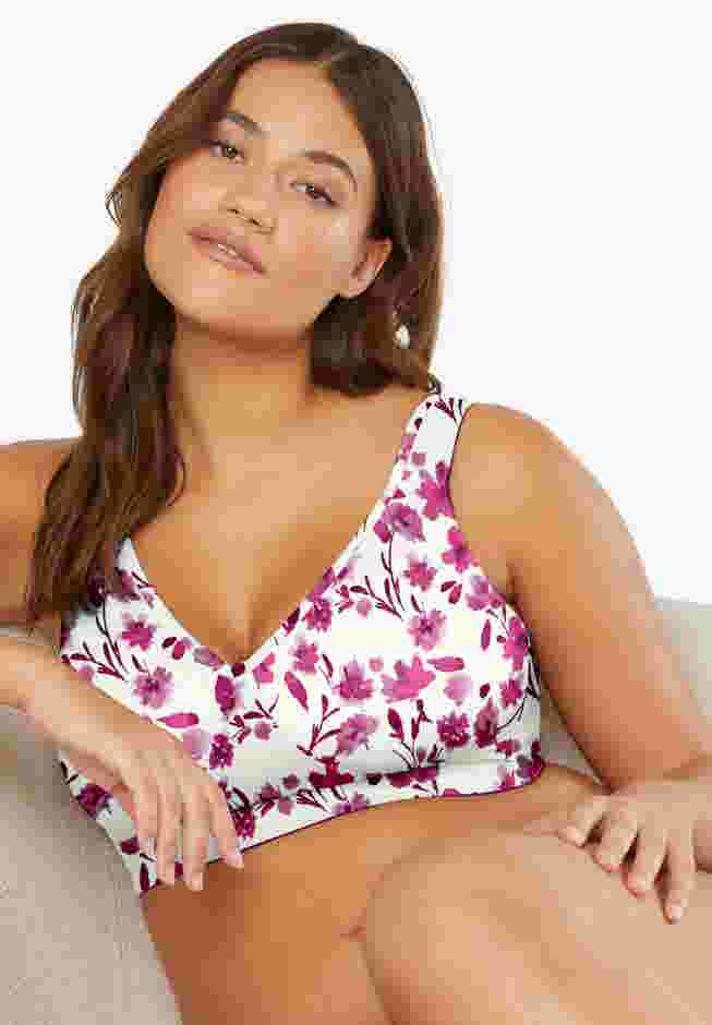 Wireless Microfiber T-Shirt Bra image number 3
