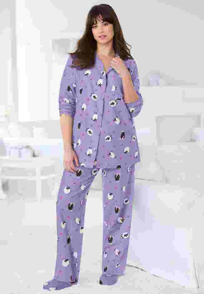 Classic Flannel Pajama Set image number 3