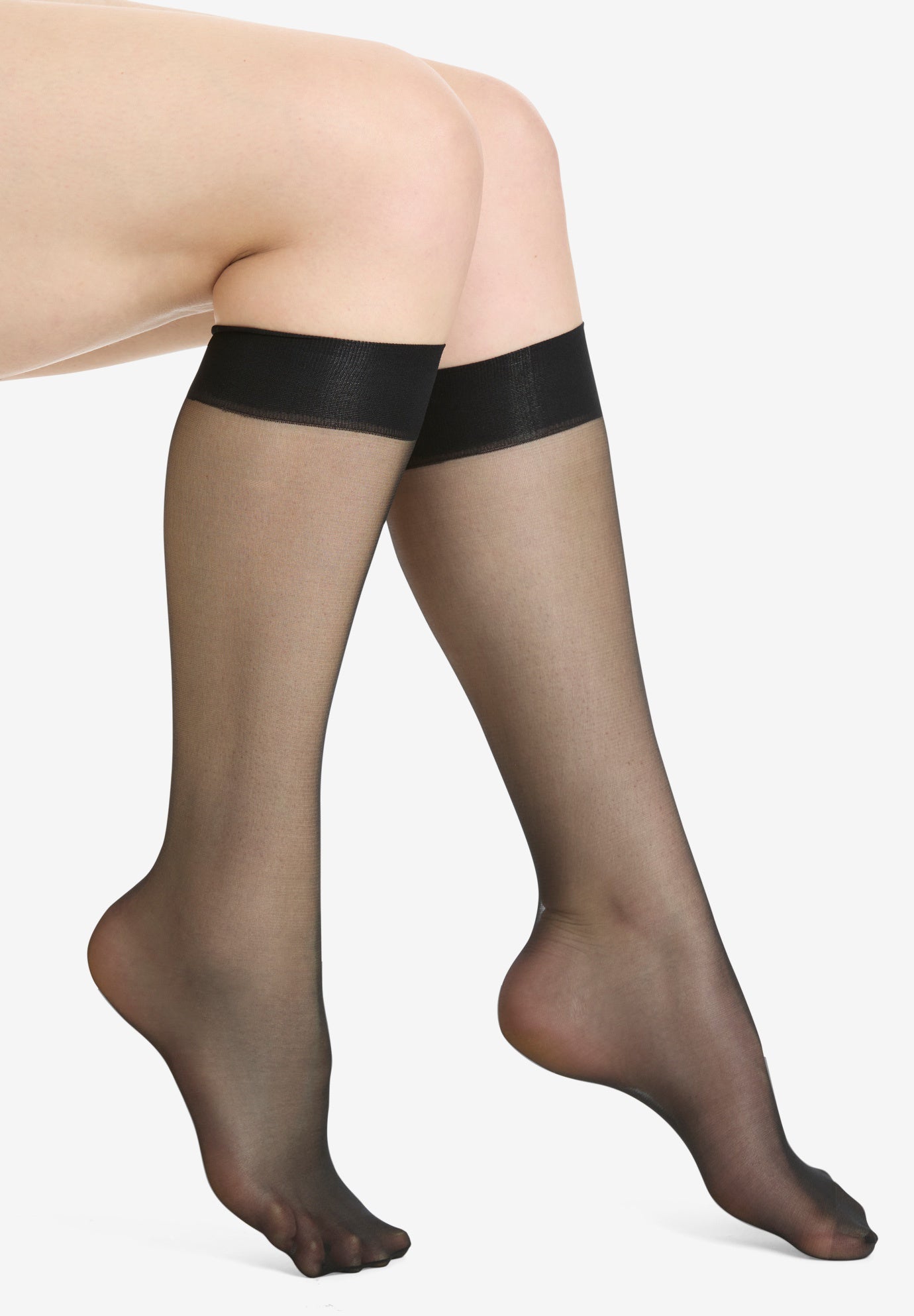 3-Pack Sheer Knee-High Socks  image number 0
