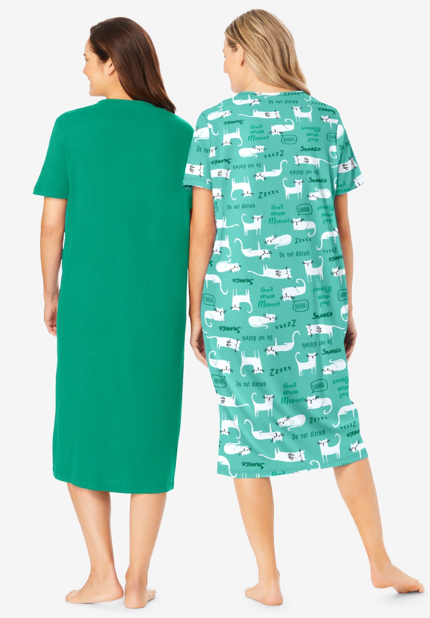 2-Pack Long Sleepshirts image number 1