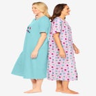 2-Pack Long Sleepshirts image number null