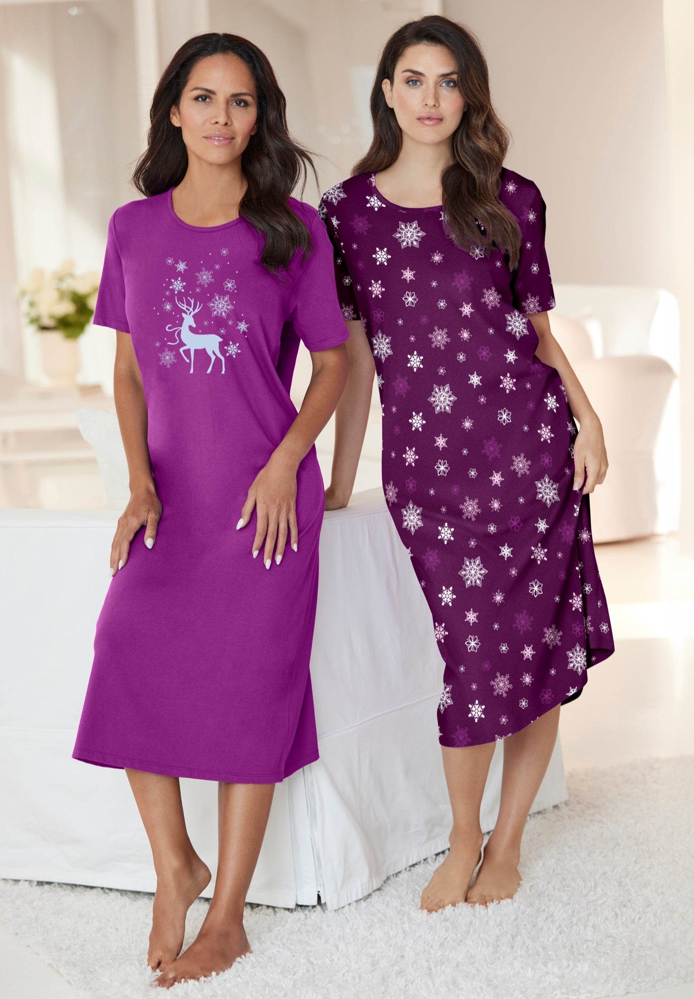 2-Pack Long Sleepshirts image number 3
