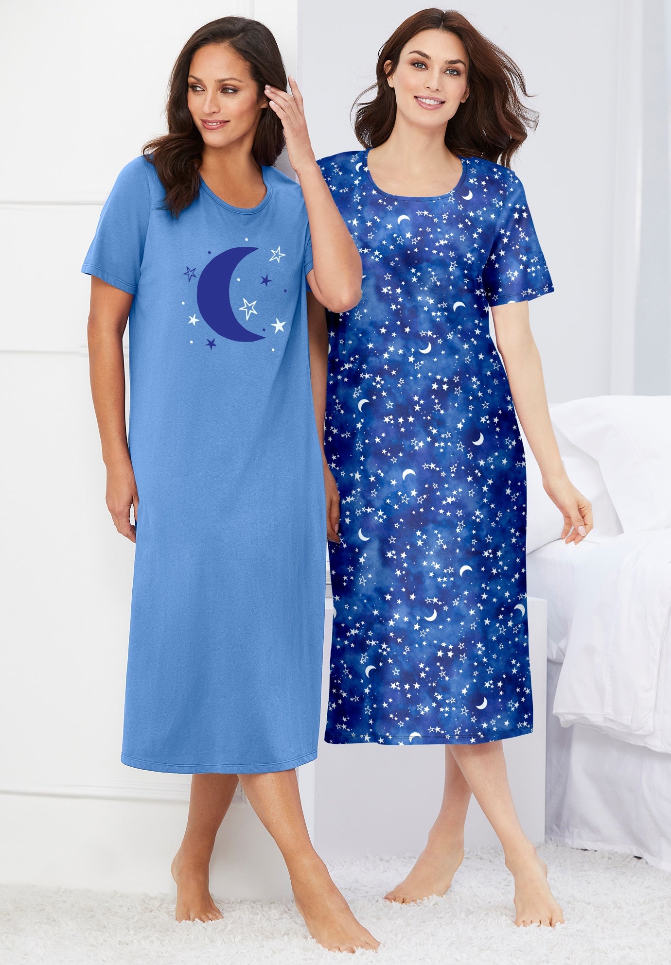 2-Pack Long Sleepshirts image number 0