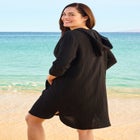 Embroidered Cotton Gauze Cover-Up image number 1
