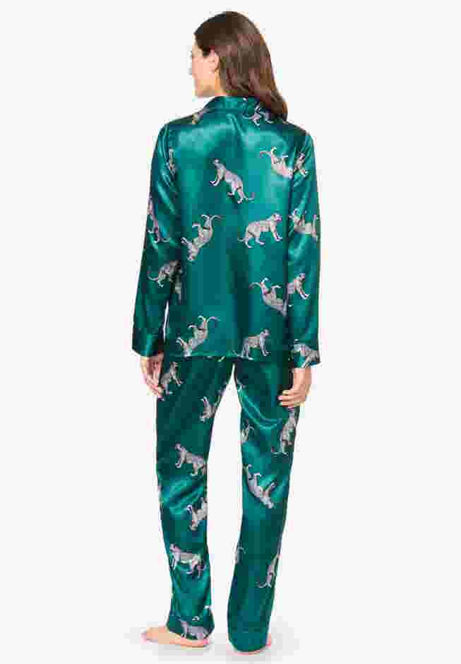 The Luxe Satin Pajama Set  image number 1