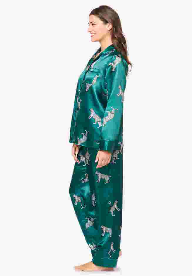 The Luxe Satin Pajama Set  image number 3