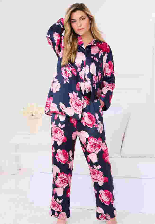 The Luxe Satin Pajama Set  image number 5