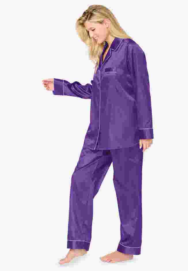 The Luxe Satin Pajama Set  image number 2
