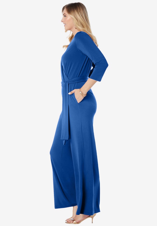 Casual Vest Wide Leg Jumpsuit