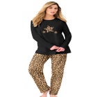Long Sleeve Knit PJ Set image number null