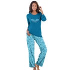 Long Sleeve Knit PJ Set image number null