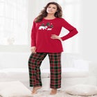 Long Sleeve Knit PJ Set image number null